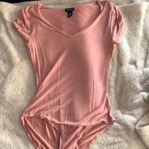 Pink body suit